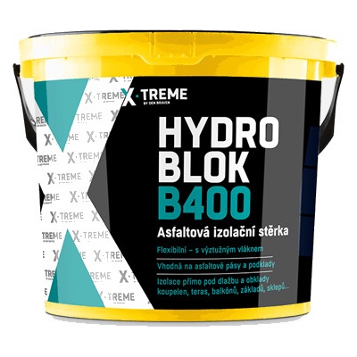 Den Braven Asfaltová izolační stěrka Den Braven HYDRO BLOK B400 5 kg