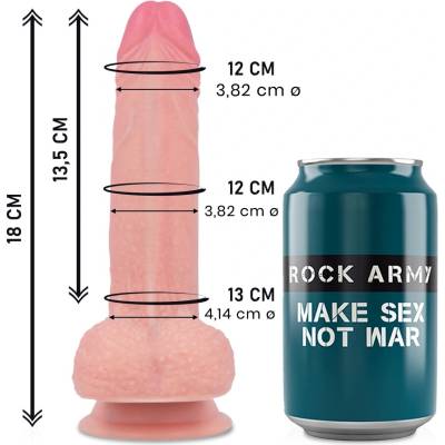 Rockarmy harness liquid silicone premium mustang realistic 18 cm 4.14 cm