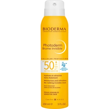 BIODERMA Photoderm Слънцезащитен прозрачен спрей Brume Invisible, SPF50+, 150 ml