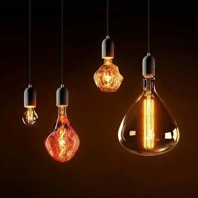 Sigor LED žiarovka Giant Drop E27 4W 918 dim meď-kov. 6126601
