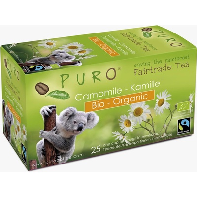 Fairtrade BIO čaj porcovaný Puro heřmánkový 25 x 1 g