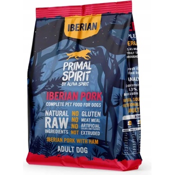 PRIMAL Spirit Iberian 70% Pork Ham - полувлажна храна за кучета - 1 кг