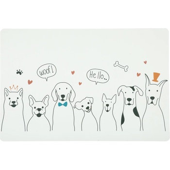 Podložka pro psy pod misku, pejsci L Zolux