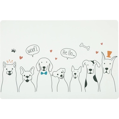 Podložka pro psy pod misku, pejsci L Zolux