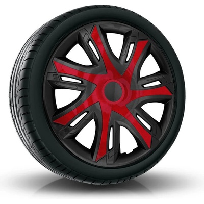 NRM капаци за колела 15", n-power bicolor бордо-черно 4брой (vtv-pu-23128)