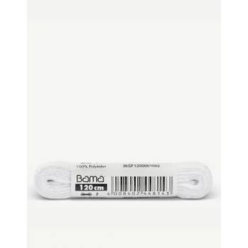 Bama Flat Laces White 120cm