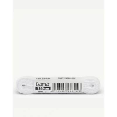 Bama Flat Laces White 120cm
