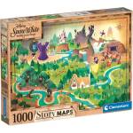 Clementoni Пъзел Clementoni от 1000 части - Снежанка и седемте джуджета (39815)