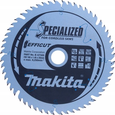 Makita B-57320 pílový kotúč na drevo, MDF, 165mm