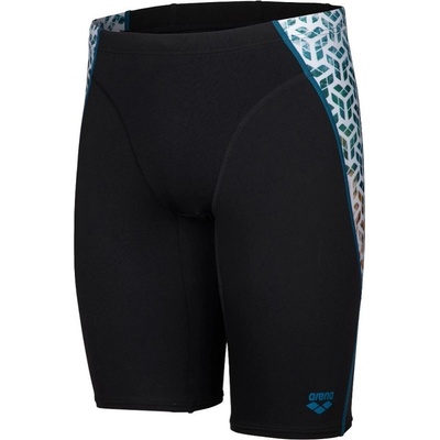 arena planet water swim jammer black/white multi s - uk32