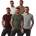 Farah Тениска Farah Wardlow 5 Pack Lounge T-Shirts - Grey green