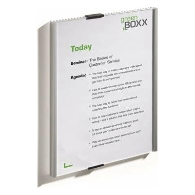 Informačná tabuľka, 210x297 mm, DURABLE INFO SIGN, strieborná