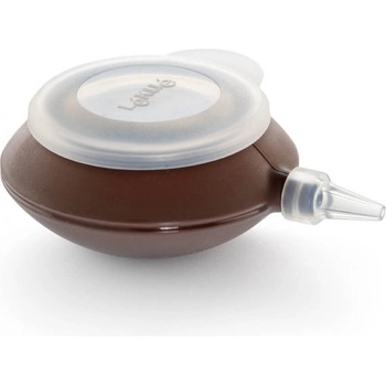 Lékué Шприц за декорация Lekue 1010199, 4 приставки, -60°C/+220°C, Платинен силикон, Кафяв (1010199)