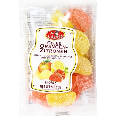 Sir Charles Cukrové želé s příchutí citronu a pomeranče 250 g