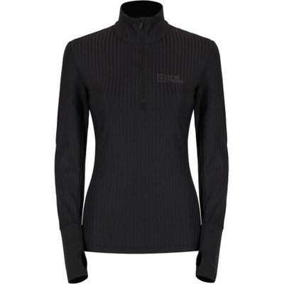 OneMore 631 Turtleneck With Half Zip čierna
