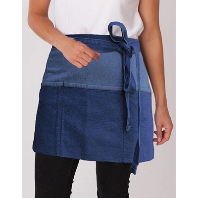 Dennys London Krátká pracovní zástěra DW41-DNM Blue Denim 71x102cm