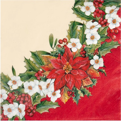 Argus Vianočné servítky 33x33 cm 20 ks 19031035