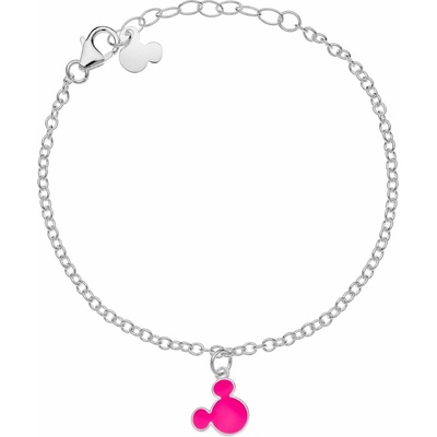 DISNEY Mickey Mouse stříbrný náramek BS00067SL-55.CS (BS00067SL-55.CS)