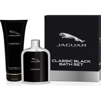 Jaguar Classic Black Подаръчен комплект за мъже Размер EDT 100 ml + 200 ml душ гел