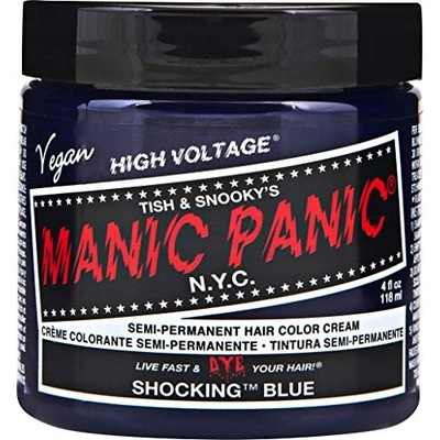 Manic Panic Shocking Blue – Polotmavá barva na vlasy Modrá 118 ml