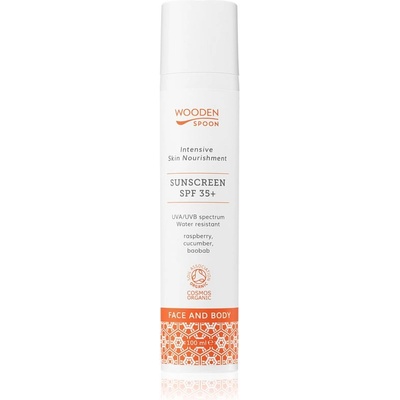 Wooden Spoon Skin Nourishment слънцезащитен лосион за лице и тяло SPF 35 100ml