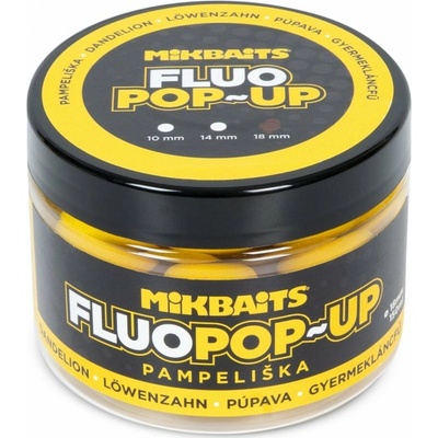 Mikbaits Fluo Pop Up 150ml 14mm Ananas N-BA