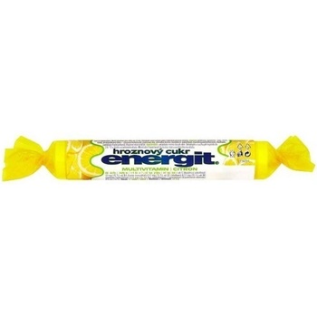 Energit hroznový cukor MULTIVITAMÍN, Citrón pastilky 17 ks (37,4 g)