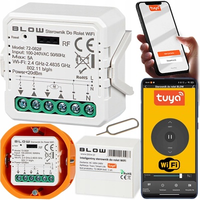 Smart dálkové ovládání rolet BLOW 72-082, WiFi TUYA 3872082