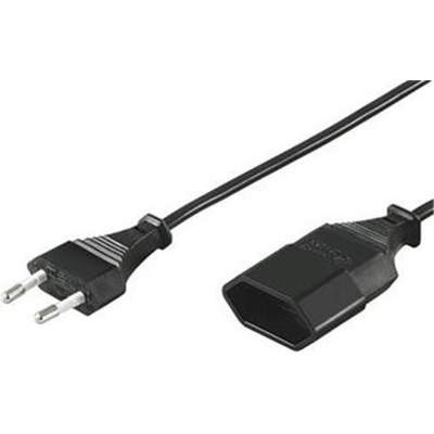 PremiumCord kábel sieťový predlžovací dvojvidlica 230V 2m kpsm2