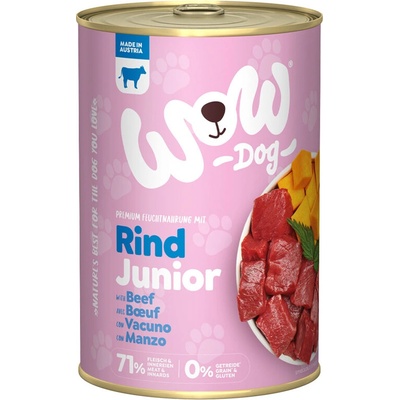 WOW Hovězí s dýní Junior 400 g