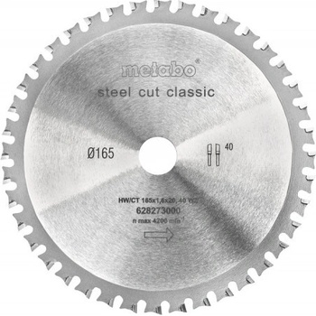 METABO StellCutClassic 165X20 Z40 FZFA/FZFA 4° pilový kotouč 628273000