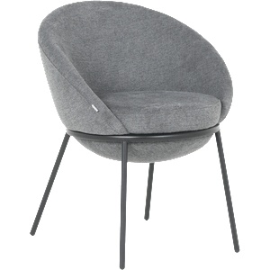 Carmen Трапезен стол hart - сив bf 5 (3532330_1) - tierradesign