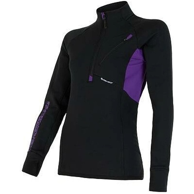 Sensor TECNOSTRETCH dámská mikina kr.zip černá