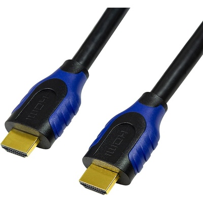 LogiLink HDMI кабел, A/M-A/M, 4K/60 Hz, черен/син, 7, 5 м