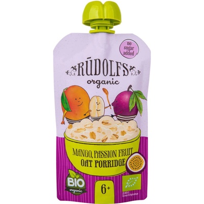 RUDOLFS Bio kapsička mango celozrnná ovesná kaše 110 g