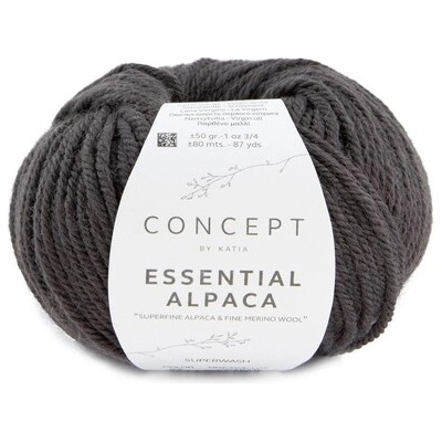 ESSENTIAL ALPACA Katia Farby ESSENTIAL ALPACA: 92 tmavá hnedá - VÝPREDAJ