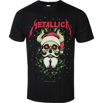ROCK OFF Мъжка тениска Metallica - Santa Horns - ROCK OFF - METTS102MB