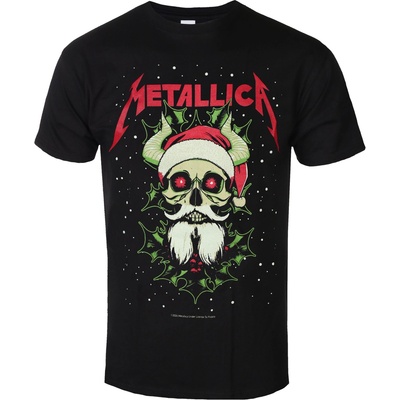 ROCK OFF Мъжка тениска Metallica - Santa Horns - ROCK OFF - METTS102MB