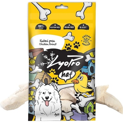 LyoPro Dog Mrazem sušené Kuřecí prsa 50 g