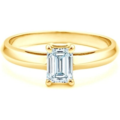 Savicki Zásnubný prsteň žlté zlato diamant Pure Emerald 2Y