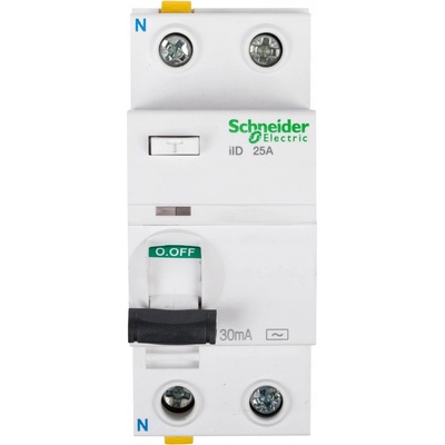 Schneider proudový chránič 2P 25A 30mA AC