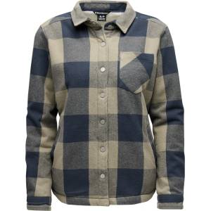 Black Diamond Дамско ежедневно яке Black diamond Women's Project Lined Flannel Shirt - Charcoal / Pine Smoke - размер XS (133-0926-0311)