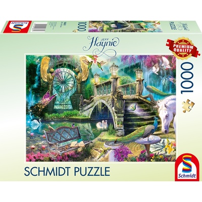 Schmidt Spiele Пъзел Schmidt от 1000 части - Тайната градина (58631)