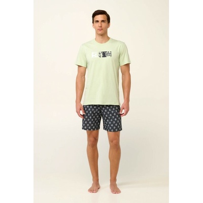 Vamp Pyjamas pánské pyžamo 22600 860 Blue Fog