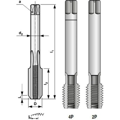 Narex Závitník sadový ručný 2181/3010/ M16x1,5 I.NO 1141611