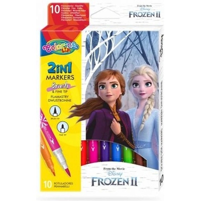 Colorino - Disney Frozen II Двувърхи маркери 10 цвята