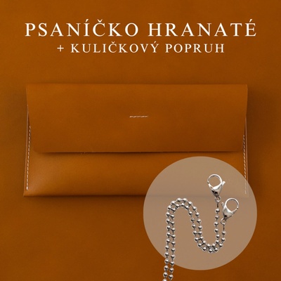 Wood Style psaníčko Hranaté Caramel Kuličkový