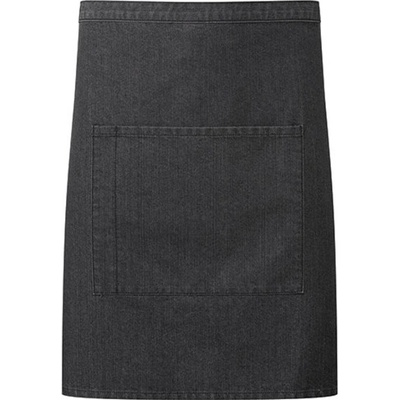 Premier Workwear Gastro zástěra PR141 Black Denim Pantone 426C 70x50cm