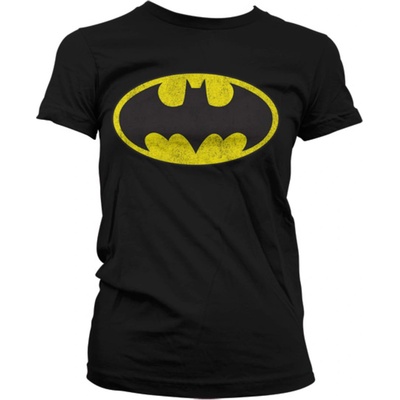 HYBRIS дамска тениска Batman - Distressed Logo - Black - HYBRIS - WB-5-BAT004-H23-8-BK