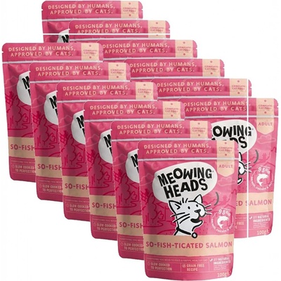 Meowing Heads So Fish Ticated Salmon 12 x 100 g